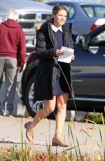 MELISSA BENOIST on the Set of 