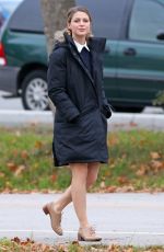 MELISSA BENOIST on the Set of 