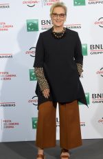 MERYL STREEP at Florence Foster Jenkins Rome Film Festival Premiere 10/20/2016