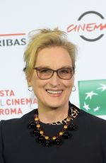 MERYL STREEP at Florence Foster Jenkins Rome Film Festival Premiere 10/20/2016