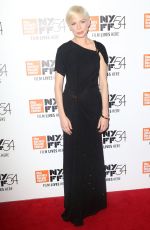 MICHELLE WILLIAMS at ‘Certain Women’ Premiere at 54th New York Film Festival 10/03/2016