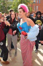 MILEY CYRUS at Campaigning for Hillary Clinton at George Mason University in Virginia 10/22/2016