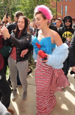 MILEY CYRUS at Campaigning for Hillary Clinton at George Mason University in Virginia 10/22/2016