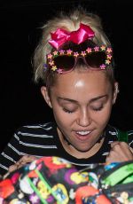 MILEY CYRUS at LAX Airport in Los Angeles 09/30/2016