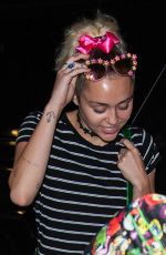 MILEY CYRUS at LAX Airport in Los Angeles 09/30/2016