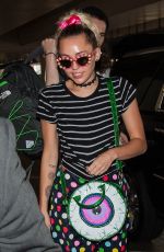 MILEY CYRUS at LAX Airport in Los Angeles 09/30/2016