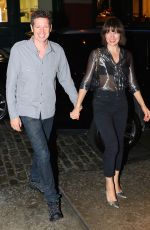 MILLA JOVOVICH Out and About in New York 10/07/2016
