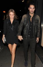 MILLIE MACKINTOSH at Ours Restaurant in Kensington 10/20/2016