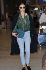MIRANDA KERR at CDG Airport in Paris 10/04/2016