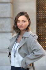 MIRANDA KERR on the Set of a Louis Vuitton Photoshoot in Paris 10/04/2016