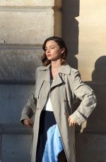 MIRANDA KERR on the Set of a Louis Vuitton Photoshoot in Paris 10/04/2016
