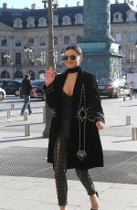MIRANDA KERR Out and About in Paris 10/04/2016