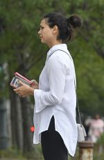 MORENA BACCARIN at Hudson River Park in New York 09/30/2016