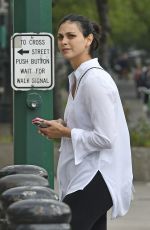MORENA BACCARIN at Hudson River Park in New York 09/30/2016
