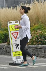 MORENA BACCARIN at Hudson River Park in New York 09/30/2016