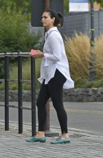 MORENA BACCARIN at Hudson River Park in New York 09/30/2016