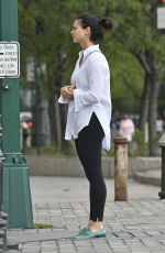 MORENA BACCARIN at Hudson River Park in New York 09/30/2016