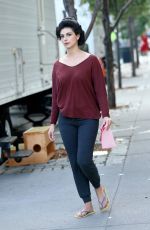 MORENA BACCARIN Out and About in New York 10/19/2016