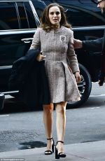 NATALIE PORTMAN Out and About in New York 10/16/2016