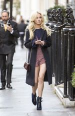 NICOLA HUGHES Out Shopping in London 10/05/2016