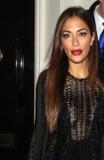 NICOLE SCHERZINGER Arrives at Arts Club in Mayfair 10/10/2016