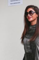 NICOLE SCHERZINGER Arrives at Fountain Studios in London 10/14/2016