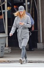 NINA AGDAL Out and About in Manhattan 10/25/2016