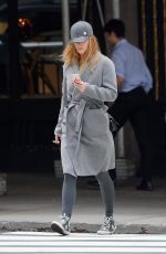 NINA AGDAL Out and About in Manhattan 10/25/2016