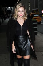 OLIVIA HOLT Out and About in New York 10/01/2016