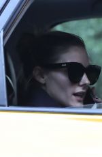 OLIVIA PALERMO Catches a Taxi in New York 10/12/2016
