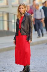 OLIVIA PALERMO on the Set of a Potoshoot in New York 10/18/2016