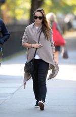 OLIVIA WILDE and Jason Sudeikis Out in Brooklyn 10/17/2016