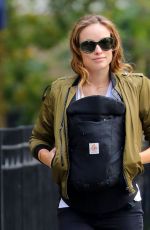 OLIVIA WILDE Out in About in Brooklyn 10/17/2016