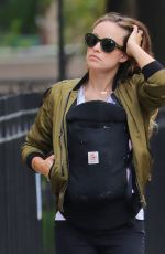 OLIVIA WILDE Out in About in Brooklyn 10/17/2016
