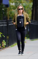 OLIVIA WILDE Out in About in Brooklyn 10/17/2016
