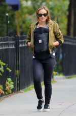 OLIVIA WILDE Out in About in Brooklyn 10/17/2016