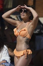 OLYMPIA VALANCE in Bikini at a Beach in Mykonos 10/03/2016