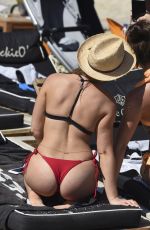 OLYMPIA VALANCE in Bikini at a Beach in Mykonos 10/03/2016