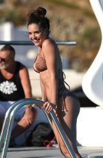 OLYMPIA VALANCE in Bikini on the Beach in Mykonos 10/10/2016