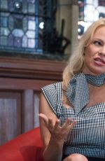 PAMELA ANDERSON at The Oxford Union in UK 10/15/2016