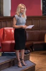 PAMELA ANDERSON at The Oxford Union in UK 10/15/2016