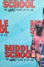 PARIS BERELC at ‘Middle School: The Worst Years of My Life’ Premiere in Los Angeles 10/05/2016