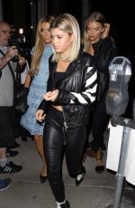 PARIS HILTON and SOFIA RICHIE at Catch LA in West Hollywood 10/19/2016