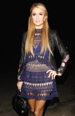 PARIS HILTON Out for Dinner at Delilah in West HOllywood 10/13/2016