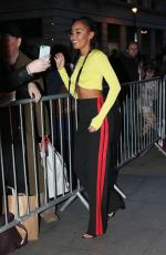 PERRIE EDWARDS and LEIGH-ANNE PINNOCK Arrives at BBC Studios 10/19/2016