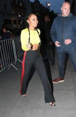 PERRIE EDWARDS and LEIGH-ANNE PINNOCK Arrives at BBC Studios 10/19/2016
