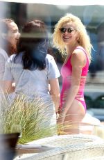 PIXIE LOTT in Swimsuit at a Pool in Rio De Janeiro 09/29/2016