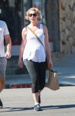 Pregnant KATHERINE HEIGL Out and About in Los Angeles 10/08/2016