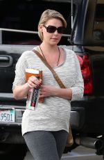 Pregnant KATHERINE HEIGL Out and About in Los Feliz 10/28/2016