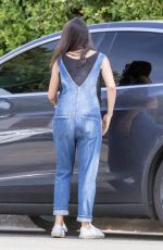 Pregnant MILA KUNIS in Jeans Out in Los Angeles 10/07/2016